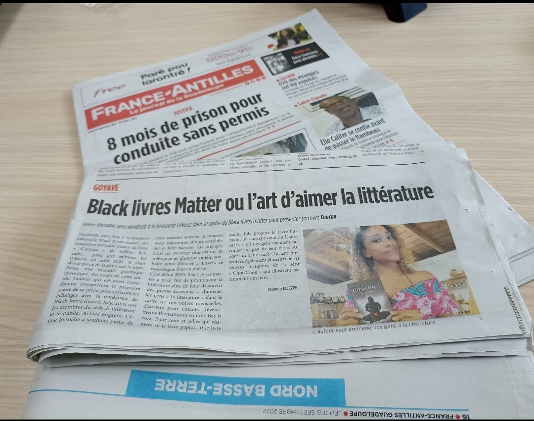 Article presse France Antille ( Y. ELIEZER)