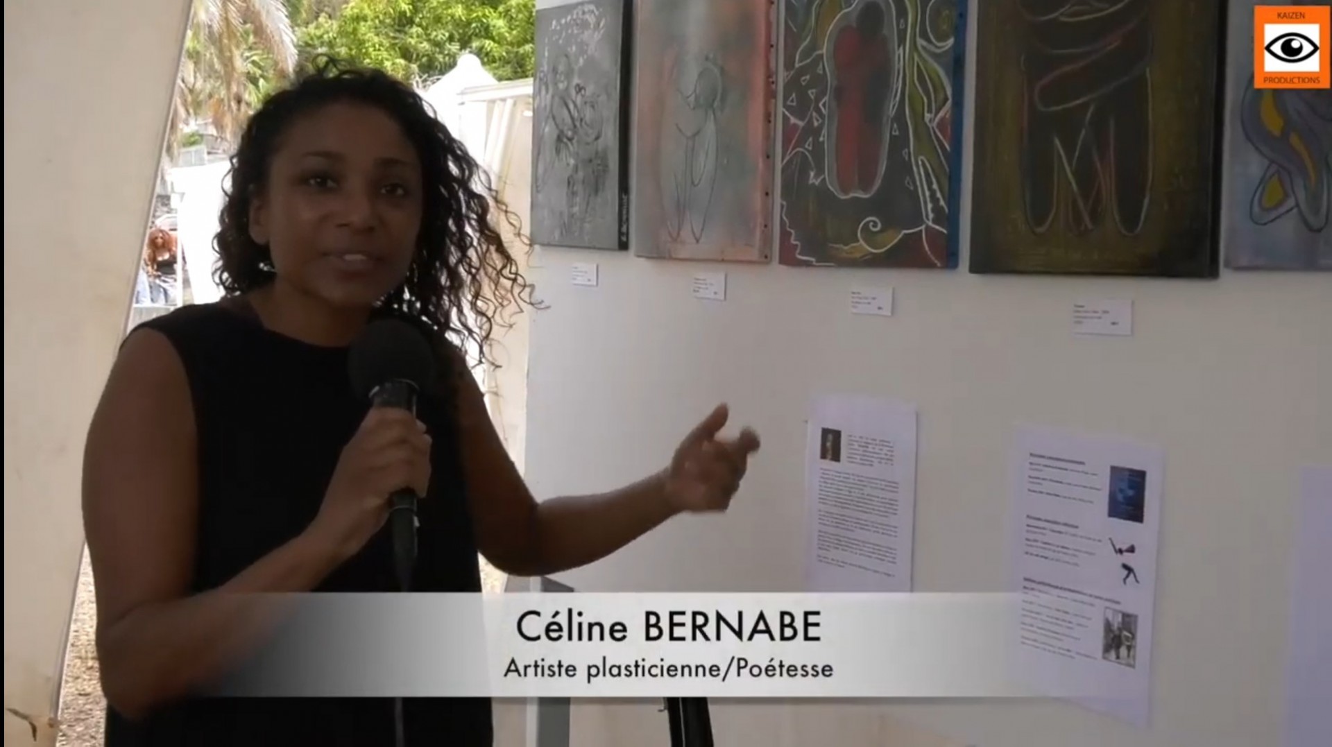 Interview durant la Saint-Pierre Art Fair en Martinique